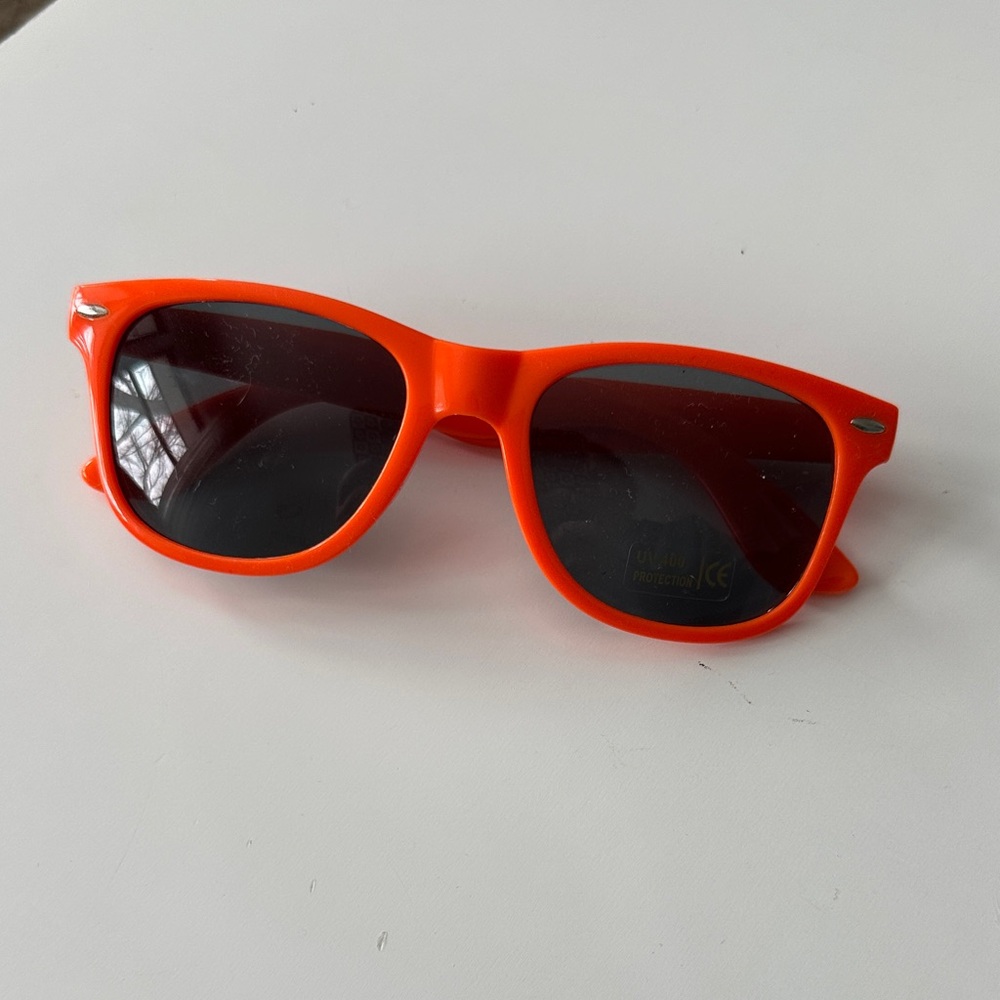 Bright Orange Sunglasses